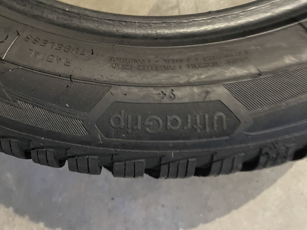 2x opony 205/55/16 goodyear ultragrip 9+ super stan zimowe 2020 rok