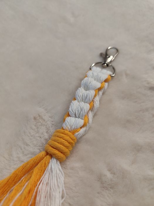 Porta chaves macramé