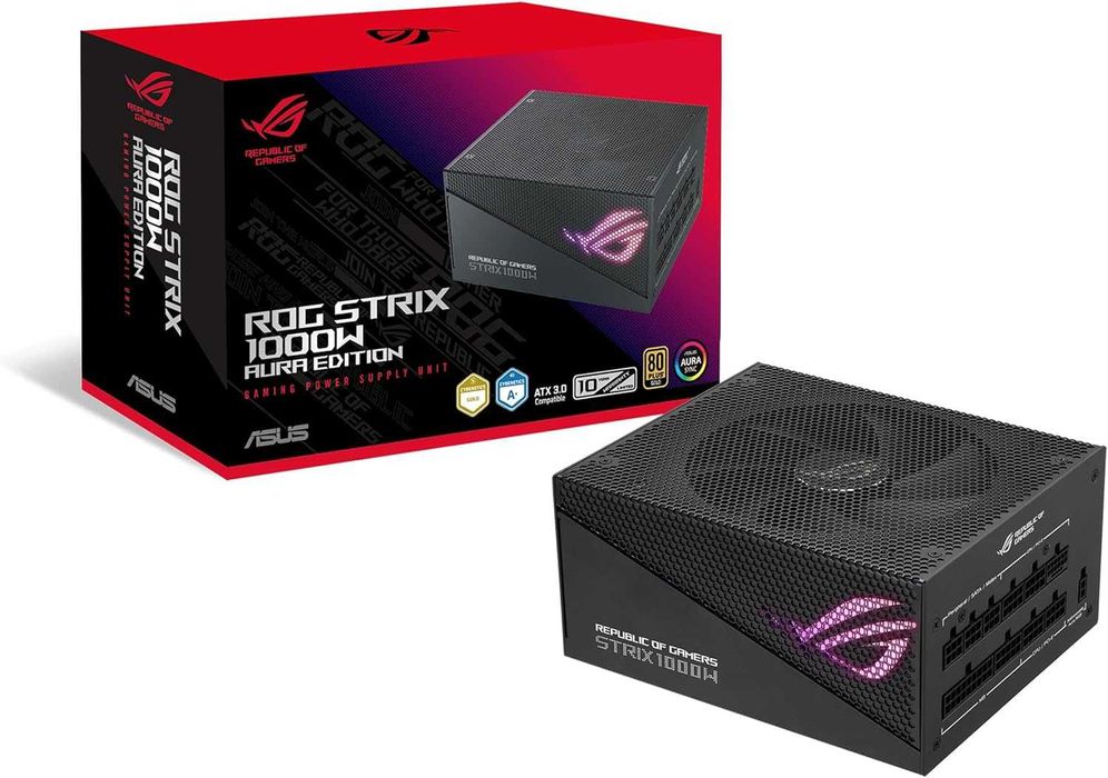 Блок живлення ASUS ROG Strix  1000W  Gold Aura Edition  80+ Gold 750w
