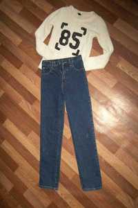Шикарные джинсы casuals и кофта (комплектом) 11-12