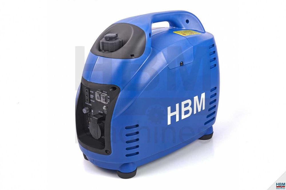 Інверторний генератор HBM 1500 Вт з бензиновим двигуном 72 см3