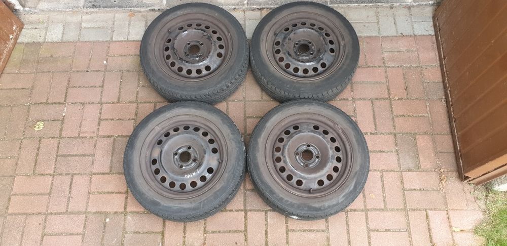 Koła, felgi, opony zimowe Dunlop 185/60 R15 4x100 ET43 Opel Meriva A