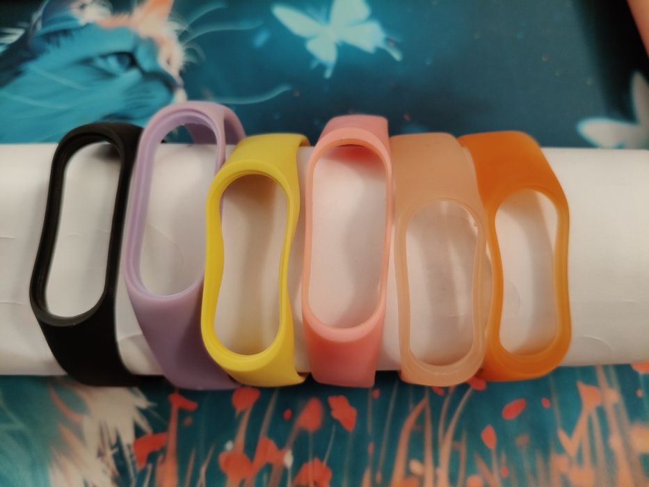 Браслети для Xiaomi Mi Band 3/4, 6 штук одразу