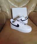 Air force AF1 black swoosh