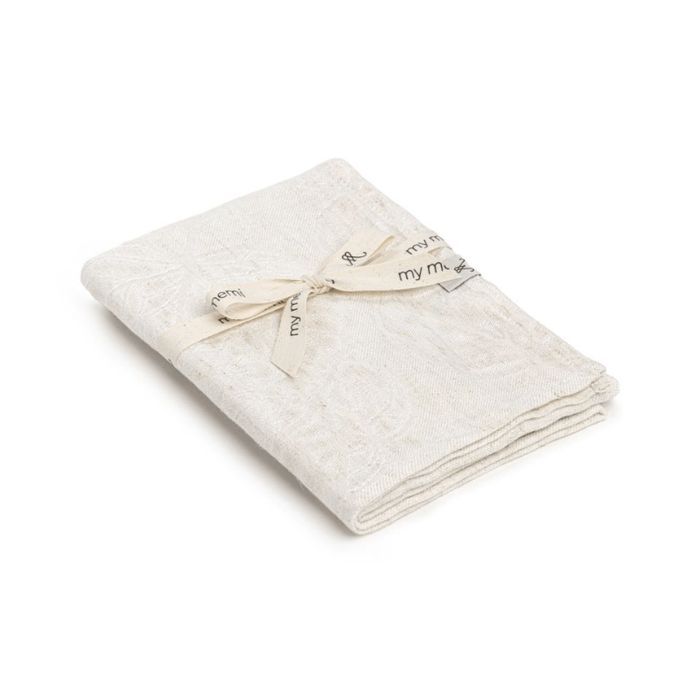 Bambusowo-lniana pieluszka muślinowa 65x65 ultra soft - My Memi