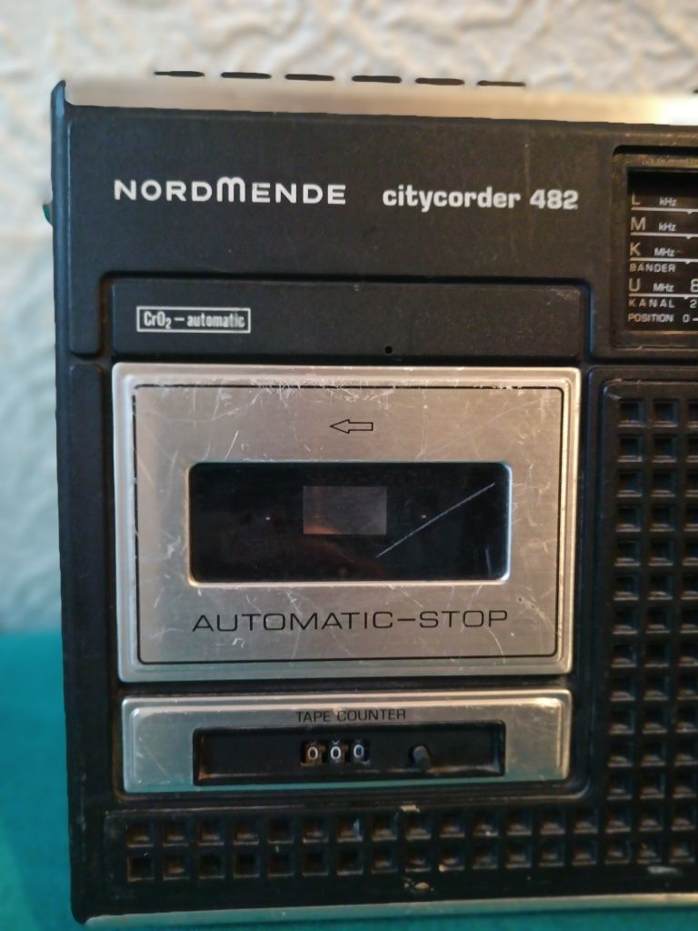 Radiomagnetofon  NordMende  citycorder482 sprawny!!!