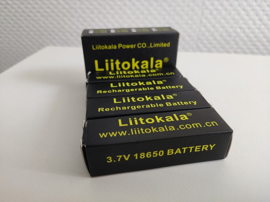Акумулятори 18650 Liitokala Lii-35a, li-ion, нові, якісні.
