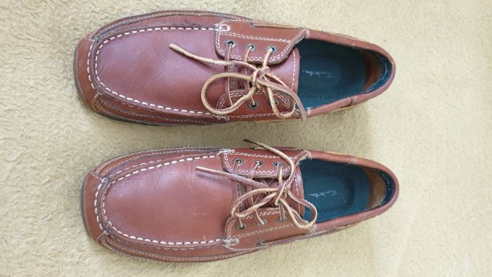 Eleganckie skórzane mokasyny męskie r. 42 (27cm) marki ThomMcAn