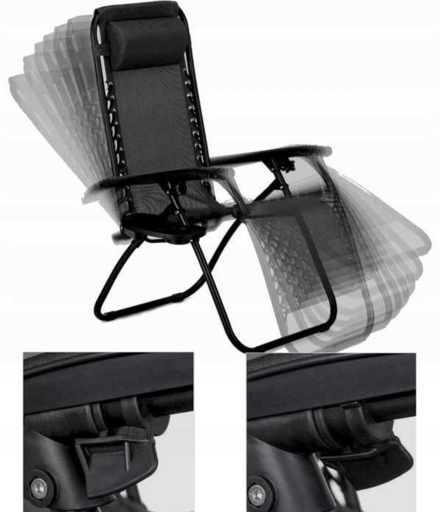Кресло - шезлонг Лежак садове крісло розкладне Нові Польща