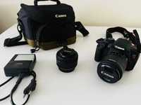 Canon EOS T5i Rebel (700 D) + Lentes 18-55mm e 50mm