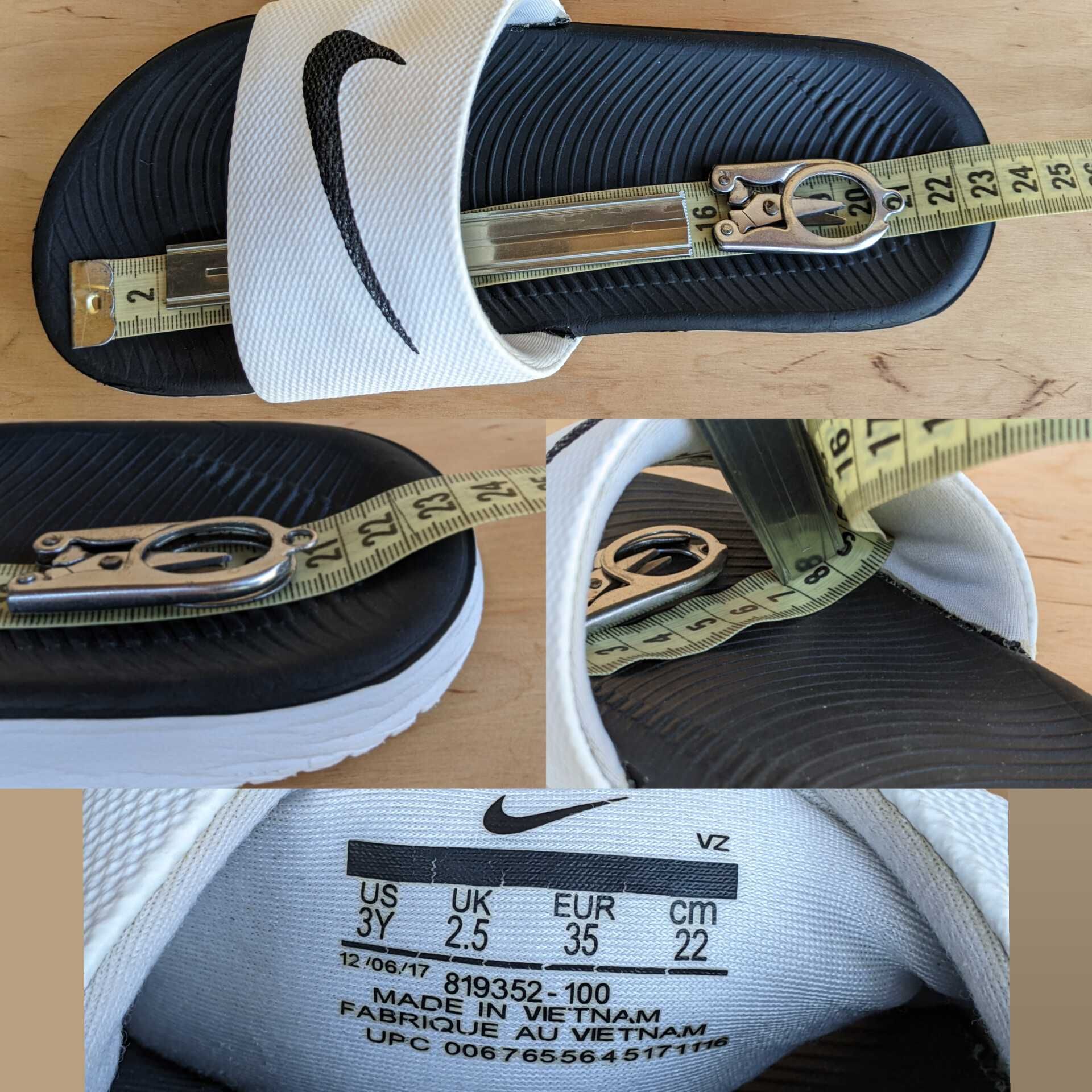 35 - Nike kawa slide шльопки тапки crocs rider adidas шльопанці