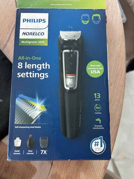 Машинка для стрижки + тример philips