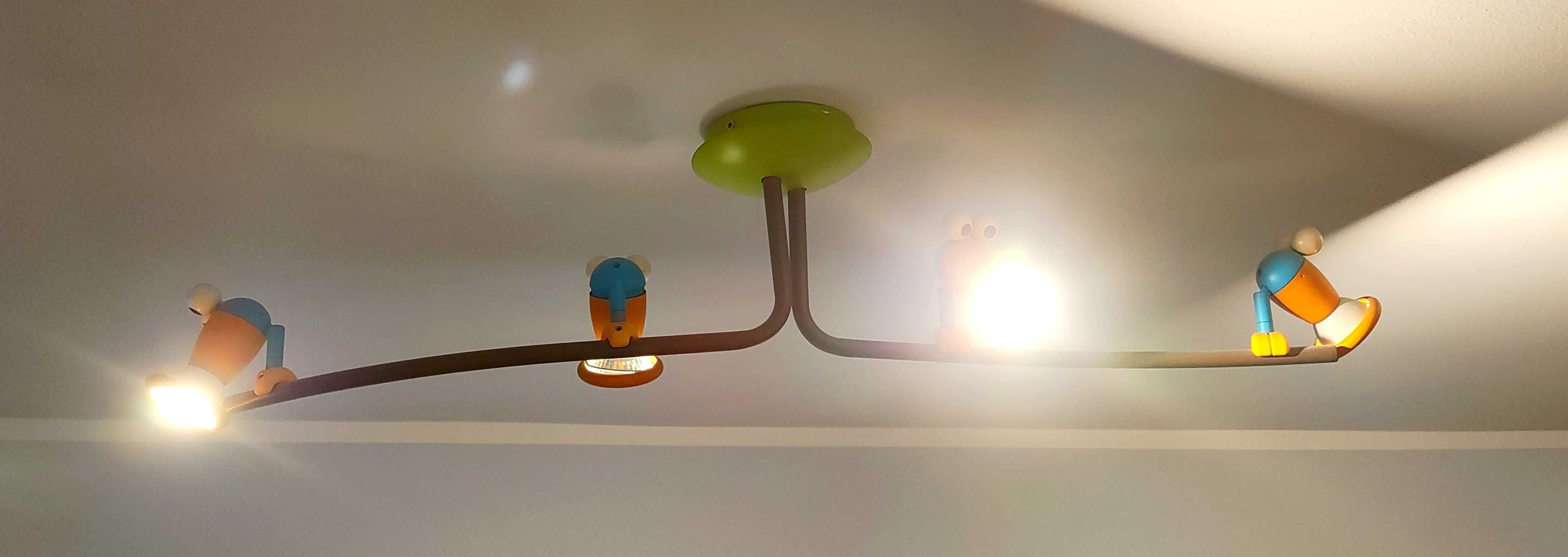 Lampa sufitowa i 2 kinkiety ptaki do pokoju dziecięcego