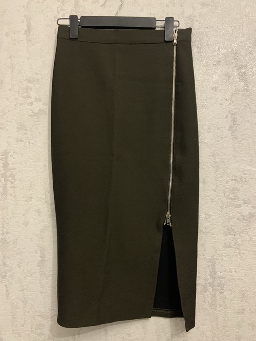 Спідниця жіноча хакі міді