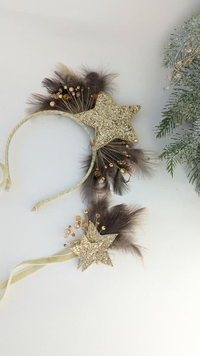Обідок Зірочка , обруч новорічний