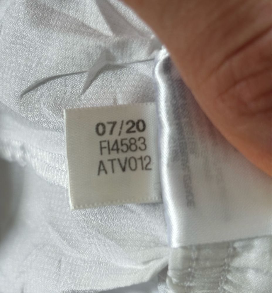 Krótkie spodenki sportowe Adidas Białe Bieganie Rozmiar S