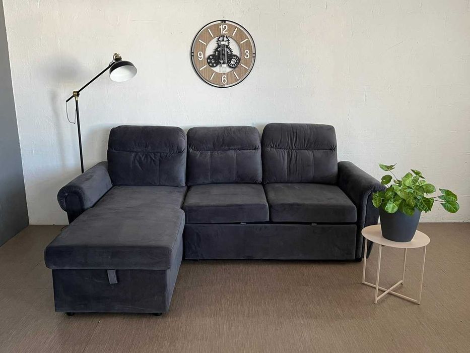 novo sofá-cama com arrumação envio gratis