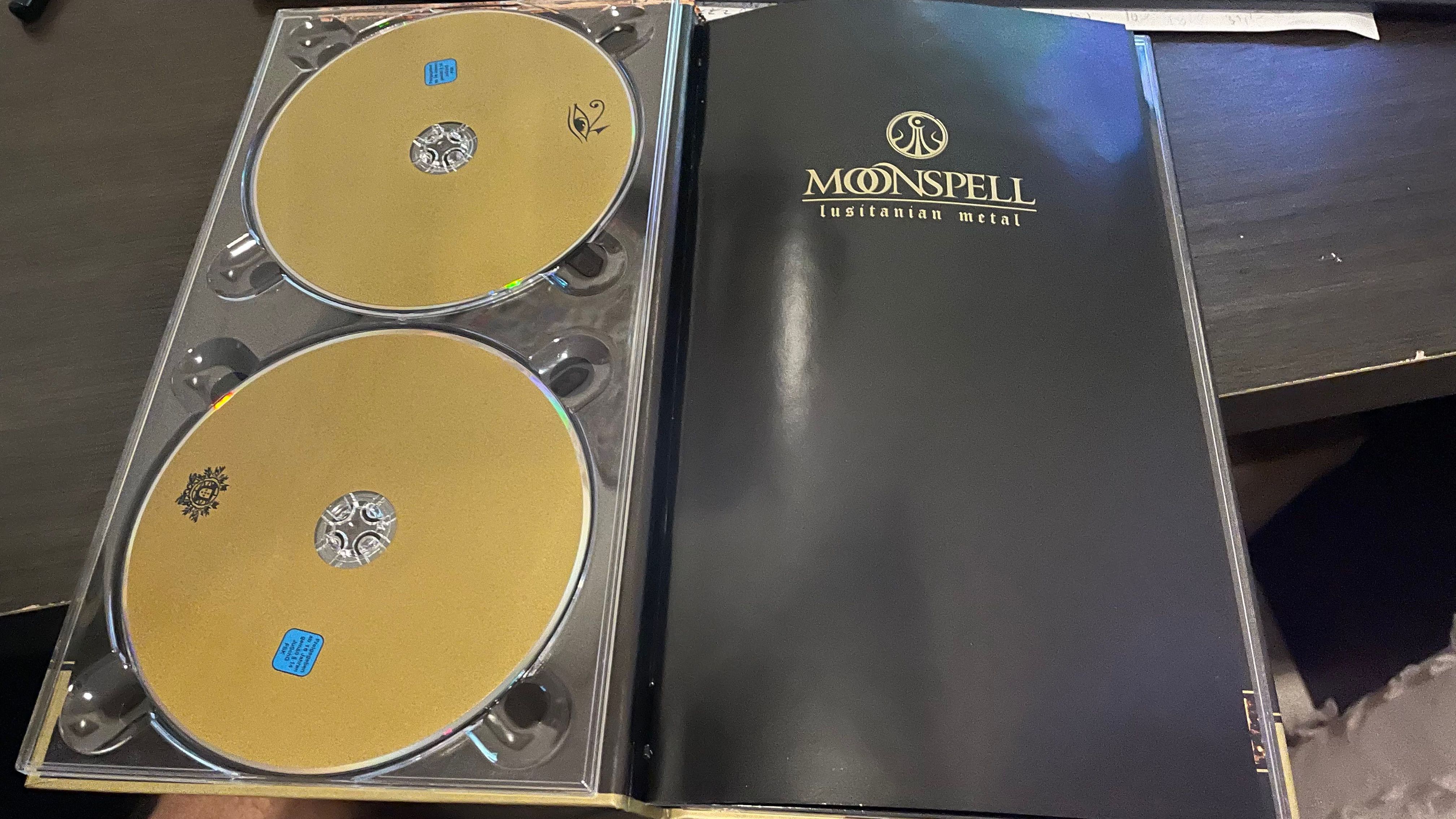 2dvd + 1 cd Moonspell Lusitanian Metal - box set