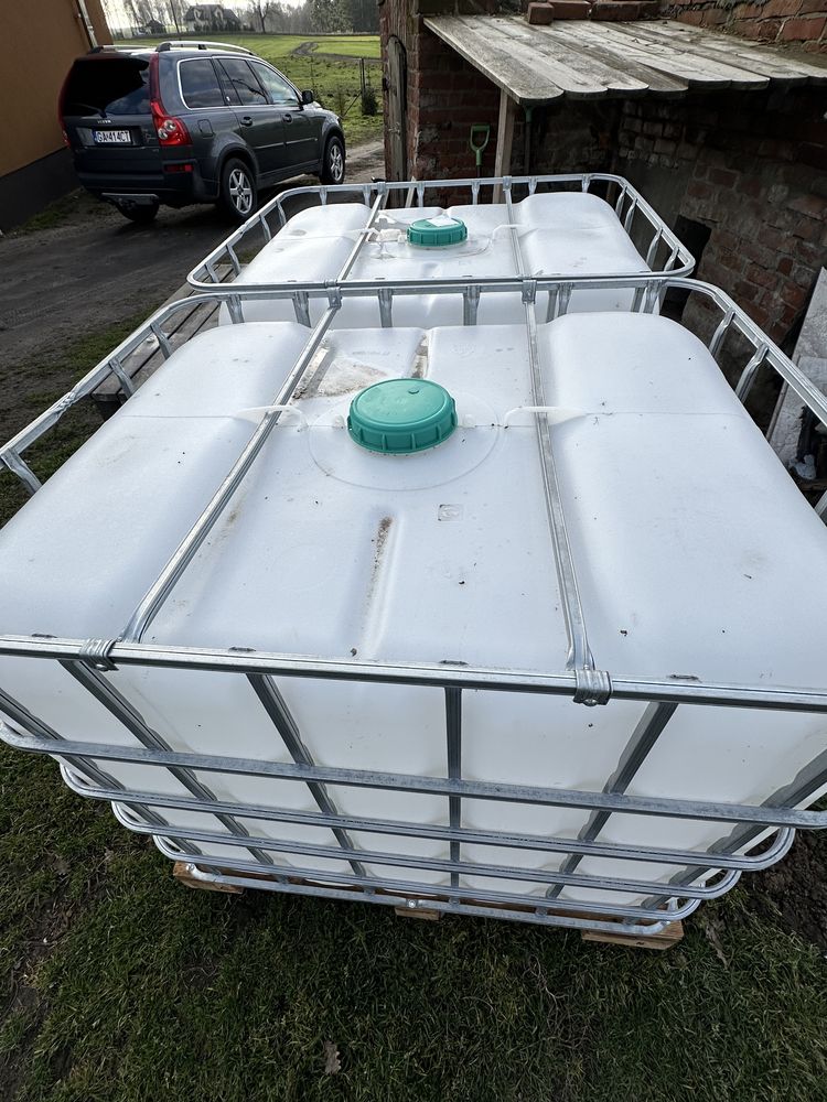Zbiornik mauzer czysty 1000l