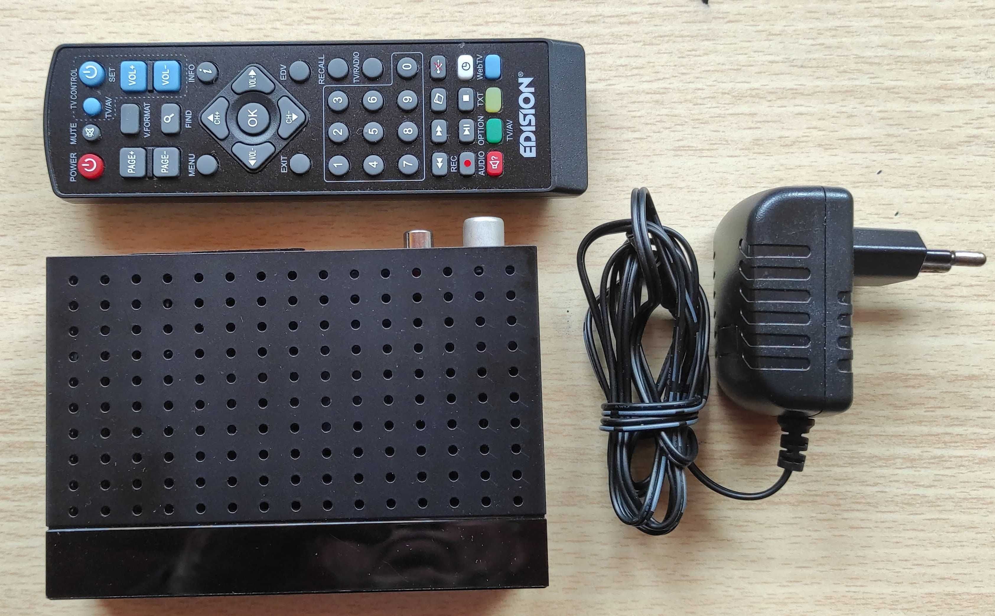 Tuner DVB-T2 Edision Picco T265+ (zasilanie 5V z USB - ładowarki itp.)