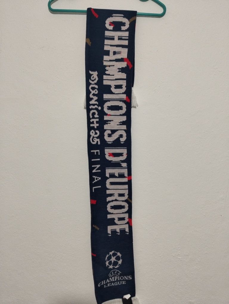 Cachecol PSG campeão de Europa 2025