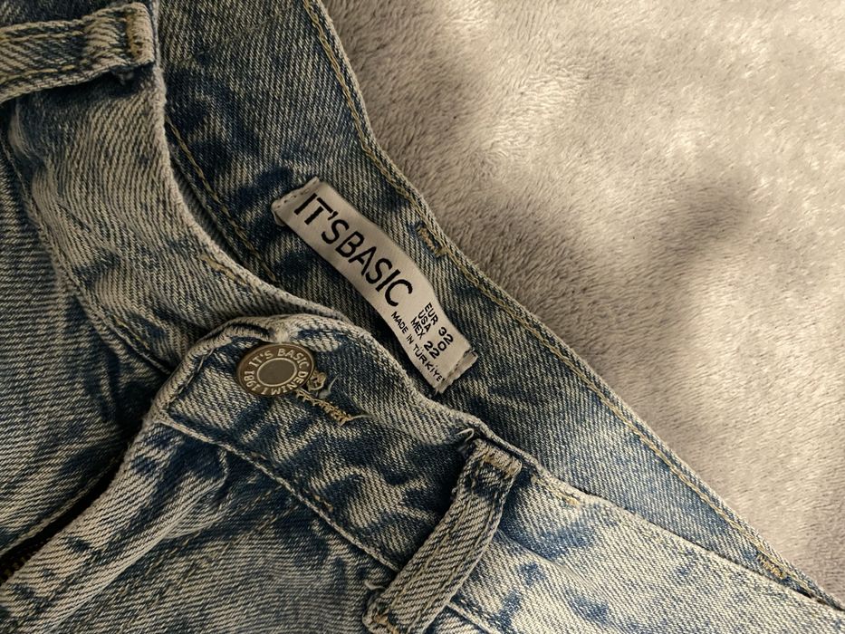 Джинси baggy блакитні