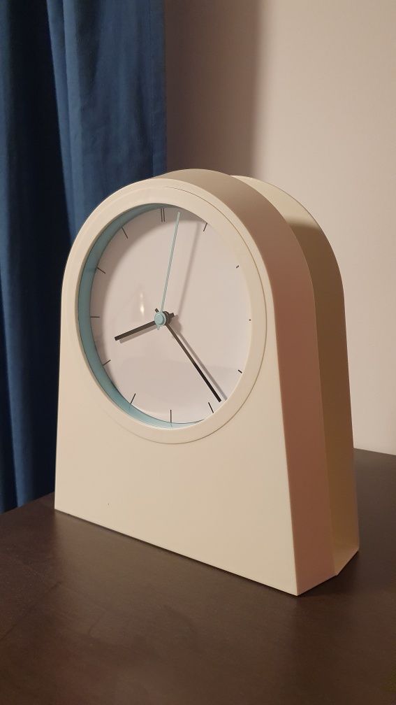 Zegar z IKEA w obudowie metalowej, JAK NOWY