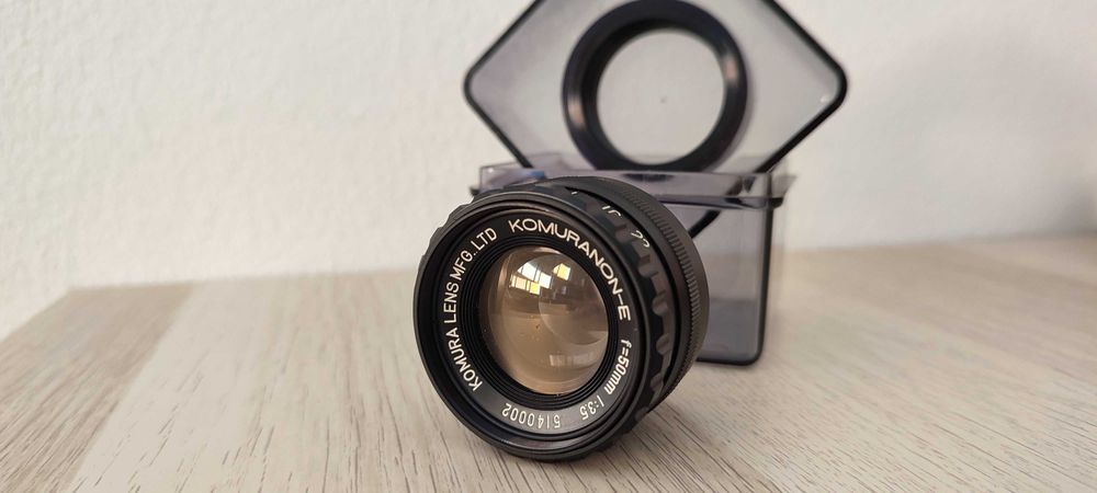 Lente Komuranon-e F=50mm 1:35 Komura Lens MFG. LTD