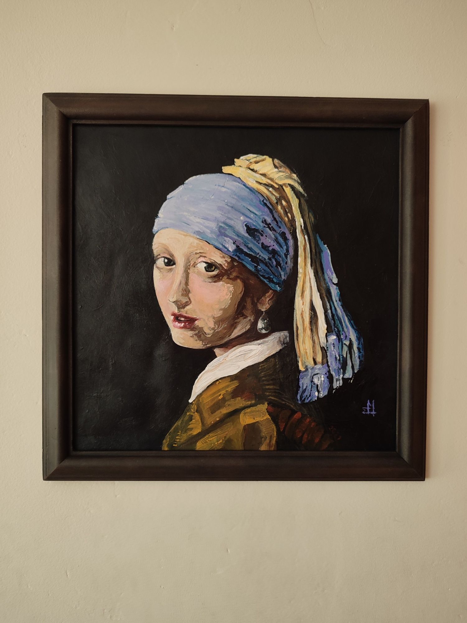 Reprodukcja obrazu "Dziewczyna z perłą" Jan Vermeer