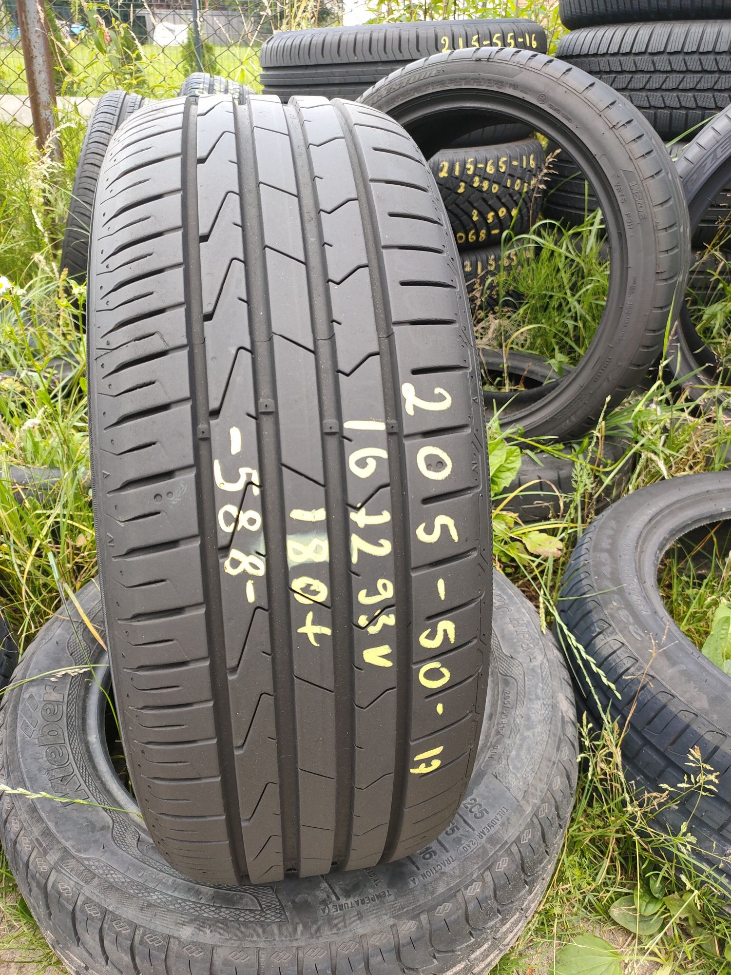 588 1x205/50R17 93V Hankook Ventus Prime 3 2016r 7.2mm FAKTURA ADIGO