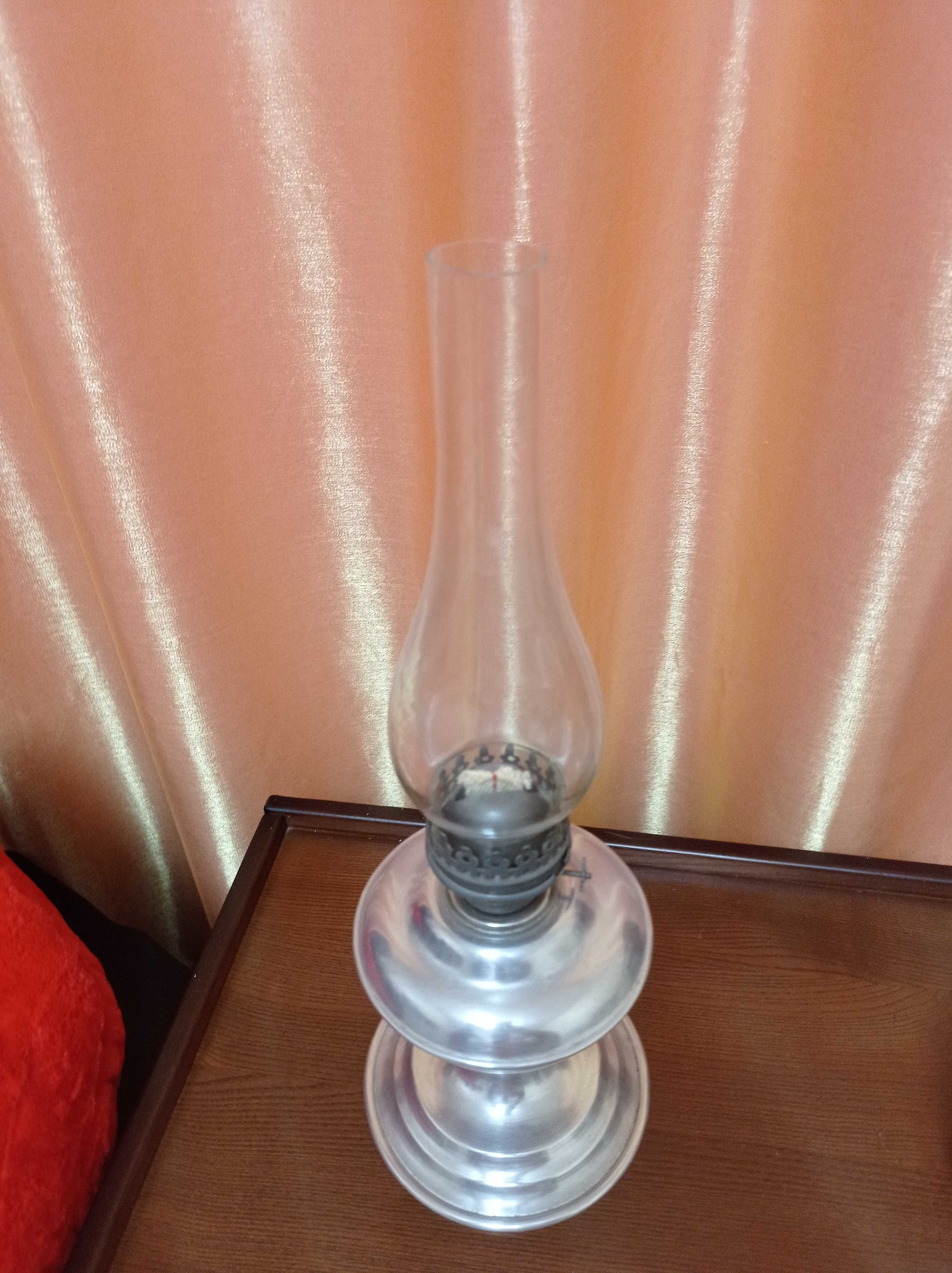 Керосинова лампа гасова СССР  алюмінієва