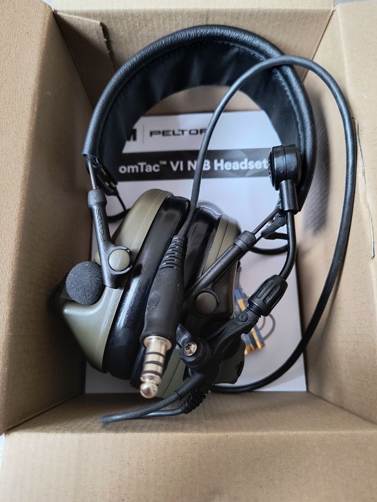 Aktywne słuchawki PELTOR™ ComTac™ VI NIB Headset
