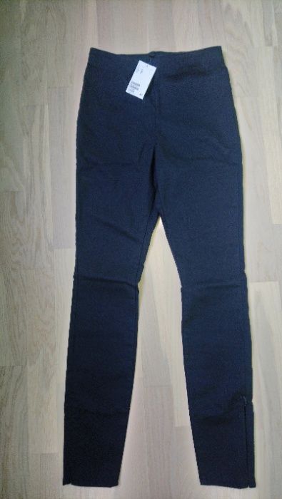 Узкие брюки скинни джеггинсы H&M 10 размер С