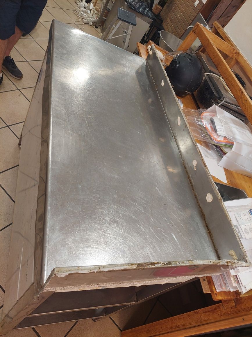 Bancada em Inox usada como nova