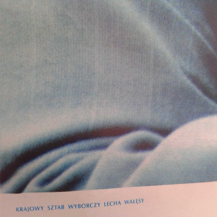 Plakat wyborczy Wałęsa  Wałęsę zna cały świat