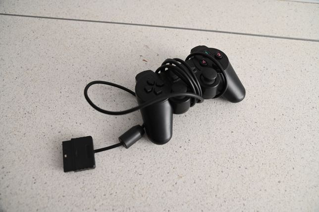 PlayStation 2 - PS2 - Kontroler, pad - czarny - działa
