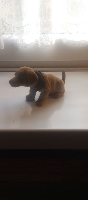 PRL owski piesek z kiwając się glowa