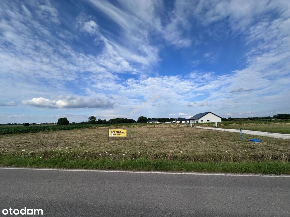 Działka budowlana 1164m prąd i woda