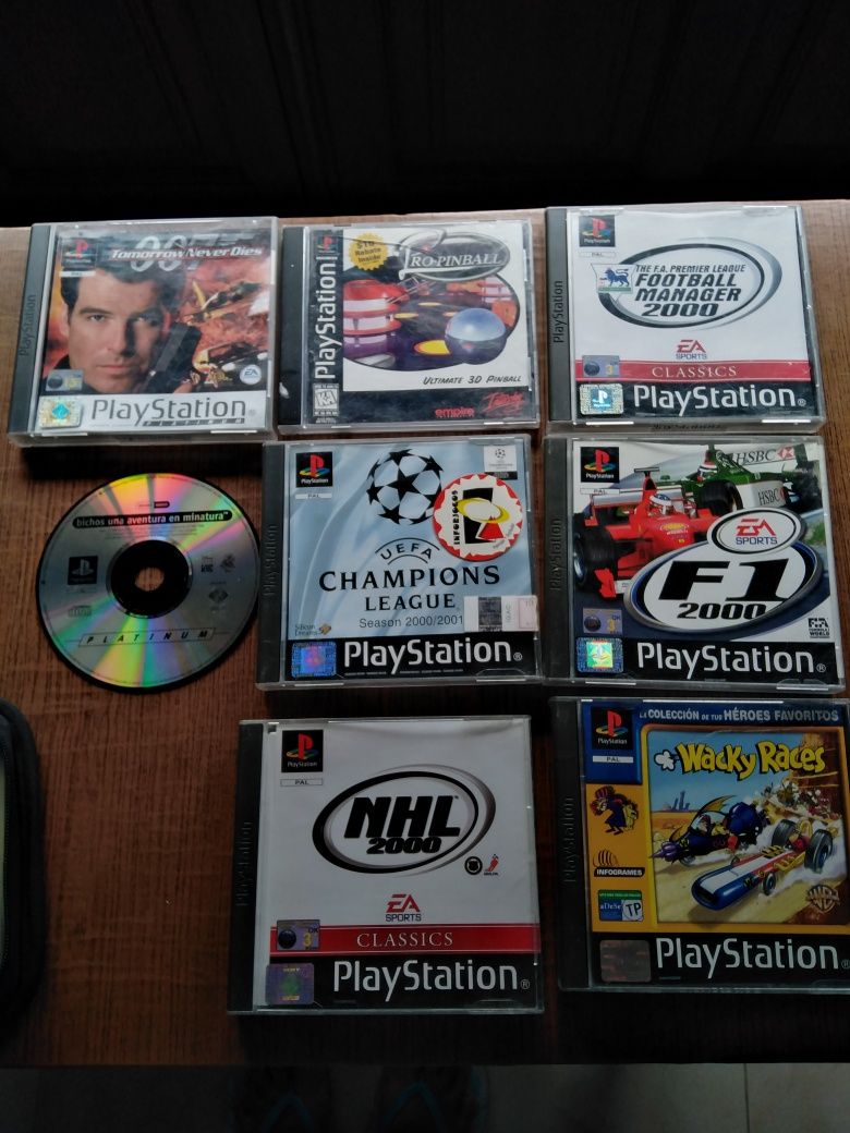 5 Jogos+7 Demos +3 cartões de memória + Bolsa Original