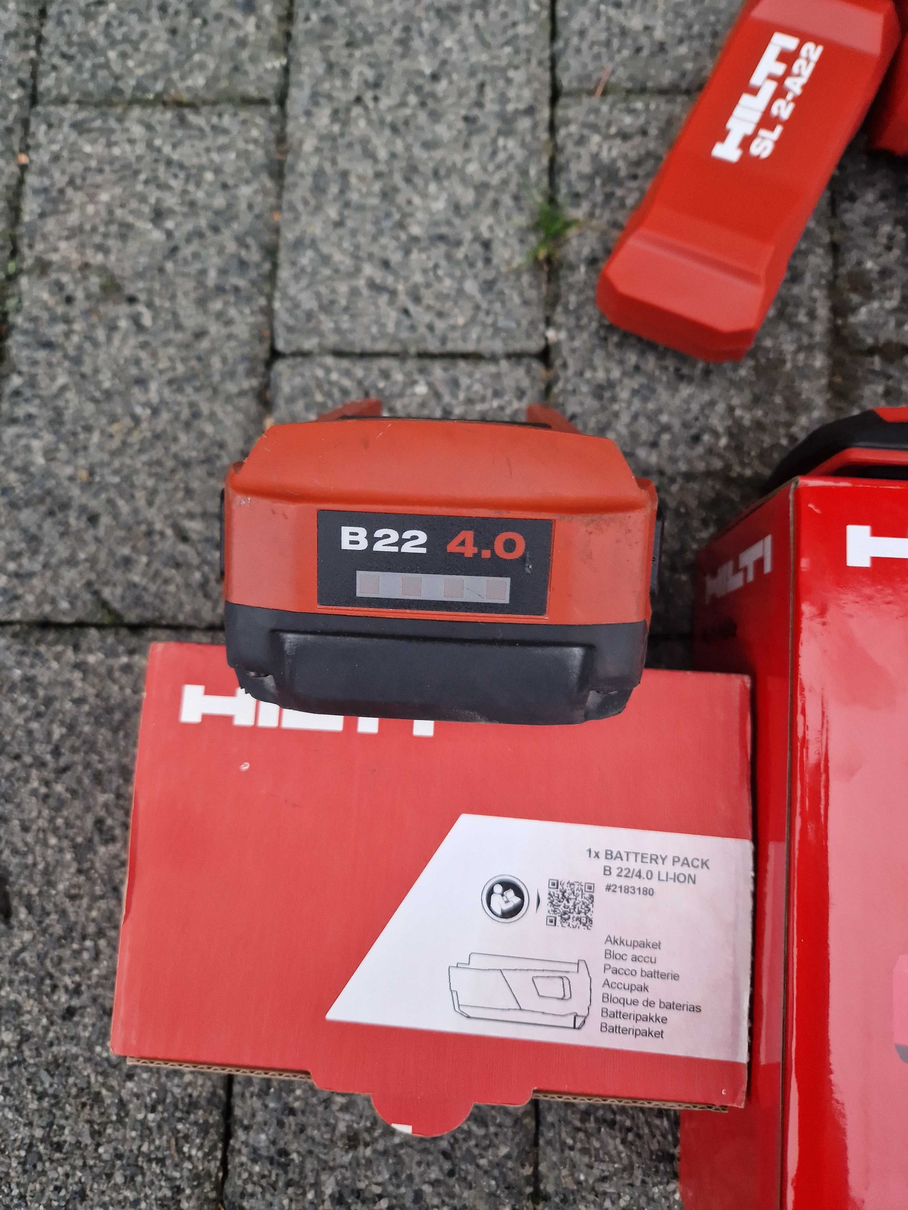 Latarka robocza budowlana akumulatorowa Hilti SL 2-A22 4,0 Ah B22