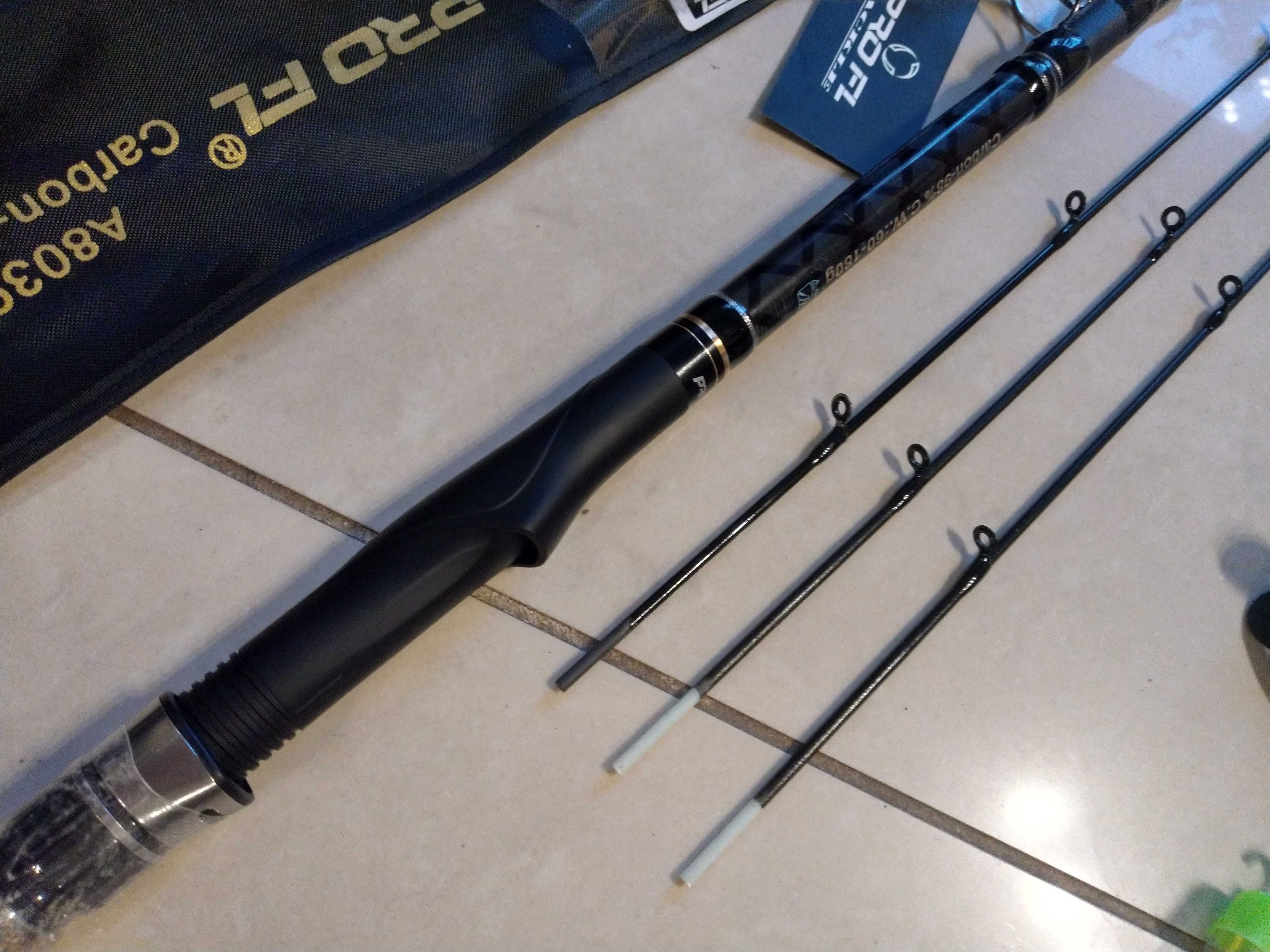 FL Tele Feeder 3,30m 60-180g mocny węglowy