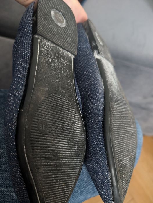 Nowe giesswein baleriny granatowe 36