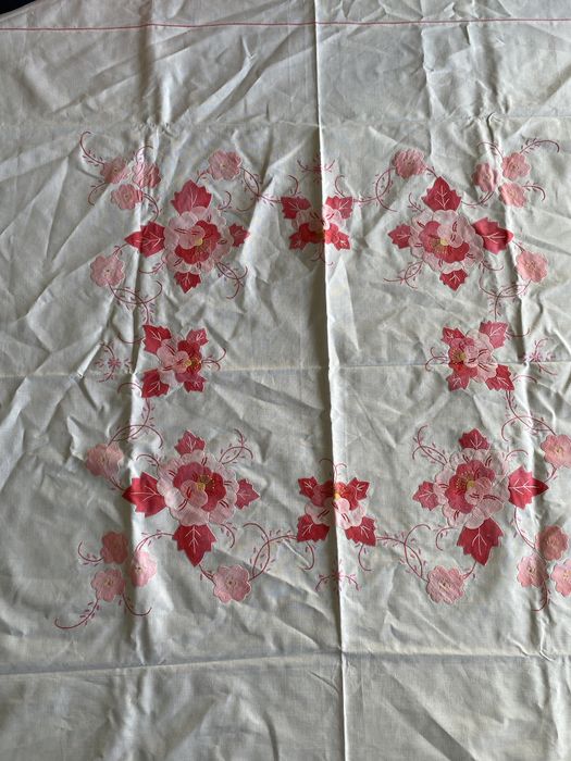 Toalha de mesa quadrada algodão