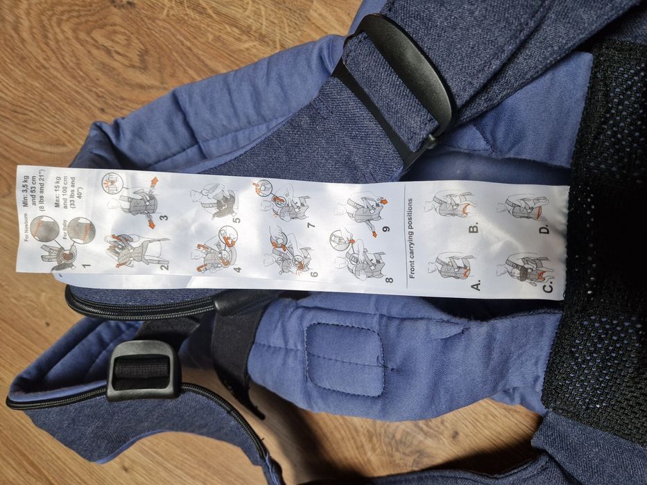 BabyBjorn nosidło nosidełko One granatowe