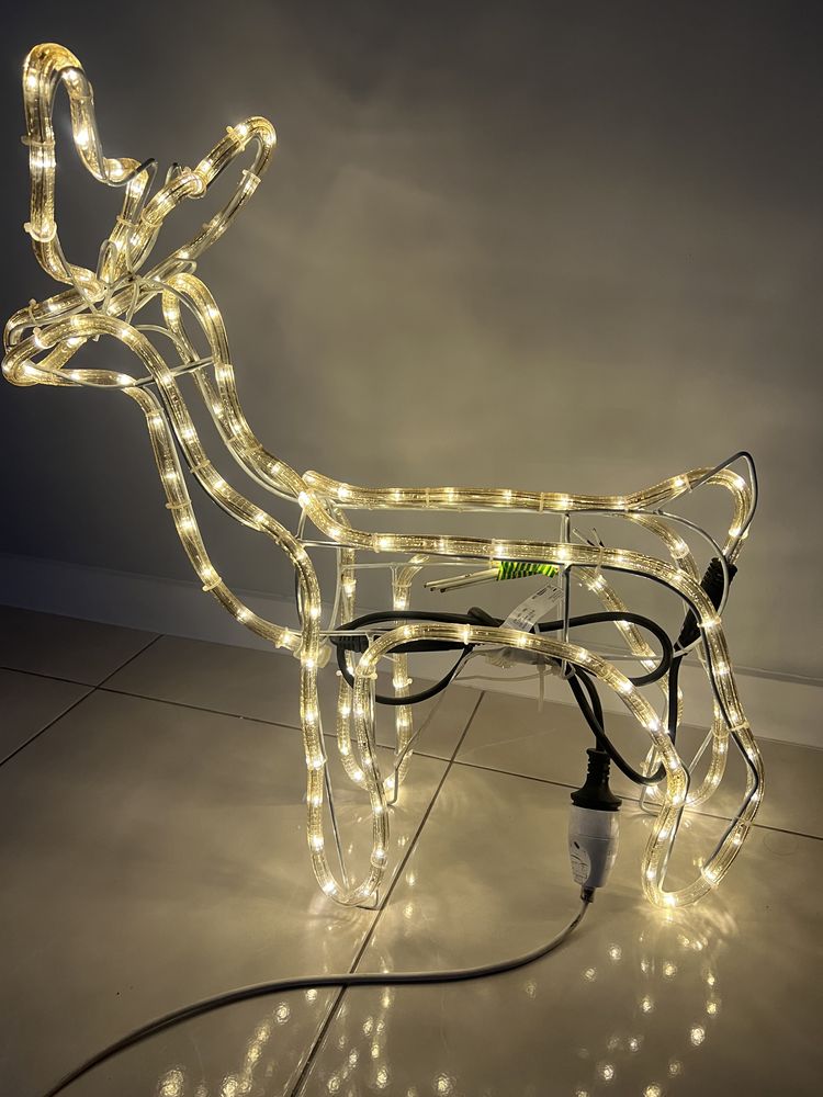 Świąteczny renifer Led