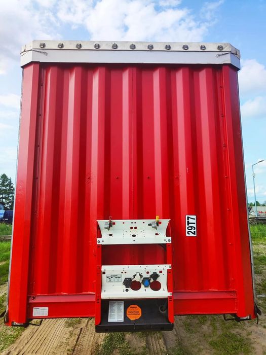 Krone Mega 2014 r,  Krone Mega 2014r, podnoszony dach, BPW, podnoszona oś