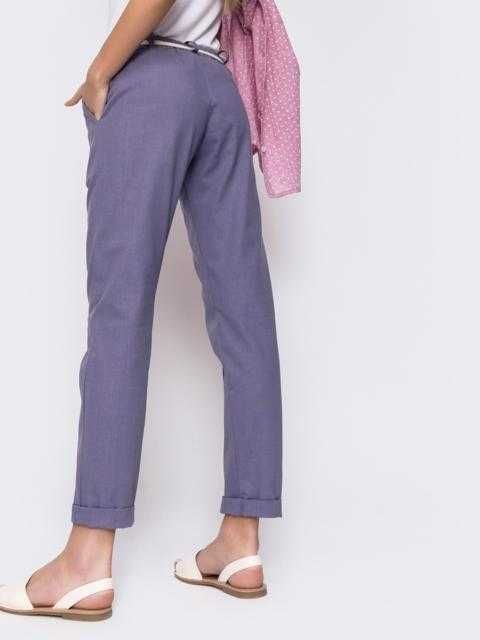 Жіночі брюки з льону