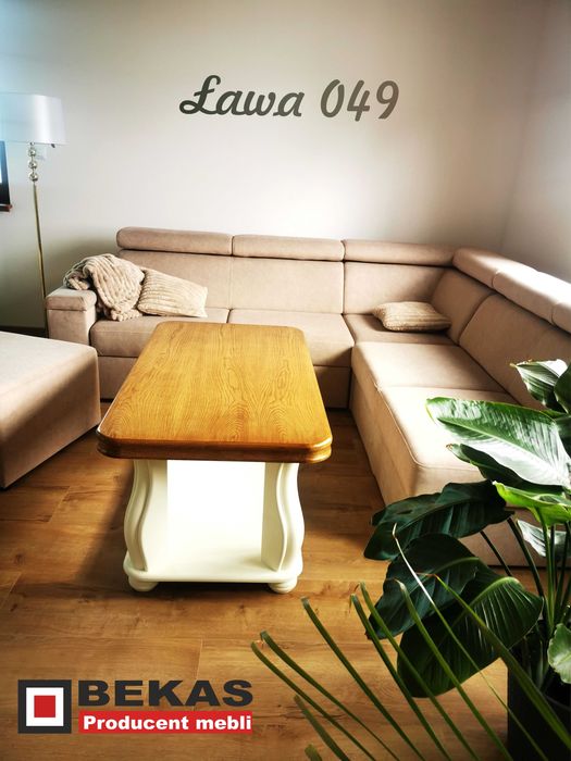 Stylowy Prowansalski Kredens 123 Dąb Ecru Ludwik Producent Mebli BEKAS