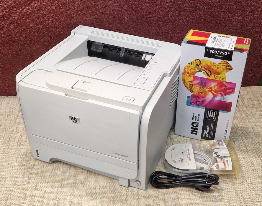 Drukarka laserowa HP P2035 + nowy toner i nowe kable, 11 768 str