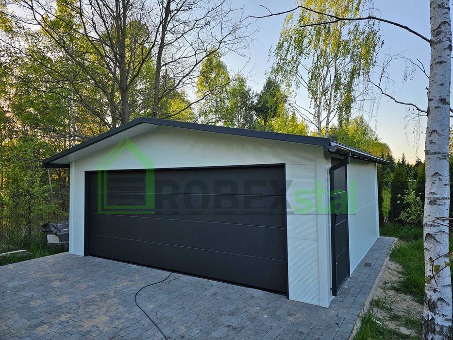 garaż ocieplany 6,3x5,5  płyta warstwowa KAŻDY WYMIAR MONTAŻ CAŁY KRAJ